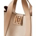 BORBONESE BORSA SHOPPING MEDIUM A MANO OP SABBIA