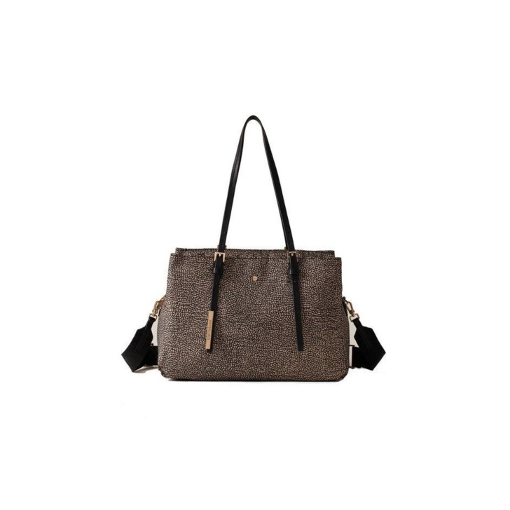 BORBONESE BORSA BAULETTO IN NYLON OP CLASSIC CON TRACOLLA IN NASTRO REGOLABILE ESTRAIBILE