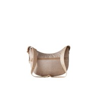 BORBONESE LUNA BAG A TRACOLLA SMALL IN NYLON OP SABBIA