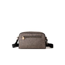 BORBONESE BORSA CAMERA CASE SMALL A TRACOLLA IN NYLON OP CLASSIC/BLACK 