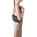 BORBONESE LUNA BAG MINI A TRACOLLA IN NYLON OP BLU DENIM