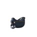 BORBONESE LUNA BAG MINI A TRACOLLA IN NYLON OP BLU DENIM