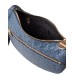 BORBONESE LUNA BAG MINI A TRACOLLA IN NYLON OP BLU DENIM