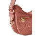 BORBONESE LUNA BAG MINI A TRACOLLA IN NYLON OP LIPSTICK