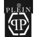 Philipp Plein T-shirt a manica corta nera con maxi logo stampato