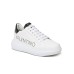 VALENTINO Sneakers Unisex in pelle Bianca con logo lettering