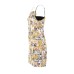 Versace Jeans Couture Abito da Donna in crepe satin Bianco/Oro