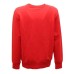 Moschino Felpa Rossa in cotone con maxi stampa Teddy Bear