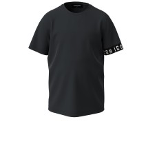 Dsquared2 T-shirt nera in cotone a manica corta
