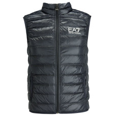 Ea7 Emporio Armani gilet da Uomo blu con logo argento  