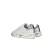 Premiata BELLE_4903 Sneakers da Donna Bianca in pelle con inserti in glitter