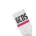 GCDS CALZINI UNISEX BIANCHI IN MISTO COTONE CON LOGO GCDS 