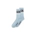 GCDS CALZINI UNISEX AZZURRI IN MISTO COTONE CON LOGO GCDS	