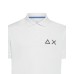 SUN68 BOYS POLO BIANCA DA RAGAZZO CON LOGO BLU 