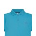 SUN68 BOYS POLO AZZURRA DA RAGAZZO CON LOGO AZZURRO  