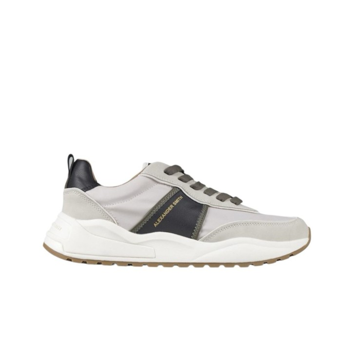 ALEXANDER SMITH SNEAKER ECO-DOVER MAN LIGHT GREY BLACK 