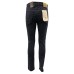 JECKERSON PANTALONE BLU JOHN 5 TASCHE SLIM DA UOMO CON TOPPE IN ALCANTARA BEIGE 