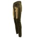 JECKERSON PANTALONE VERDE JOHN 5 TASCHE SLIM DA UOMO CON TOPPE IN ALCANTARA BEIGE  