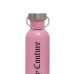 Juicy Couture Borraccia rosa con logo nella parte anteriore