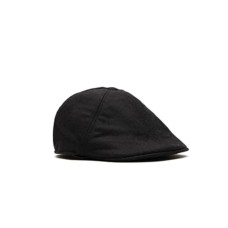 Emporio Armani Coppola nera in panno e maglia da uomo