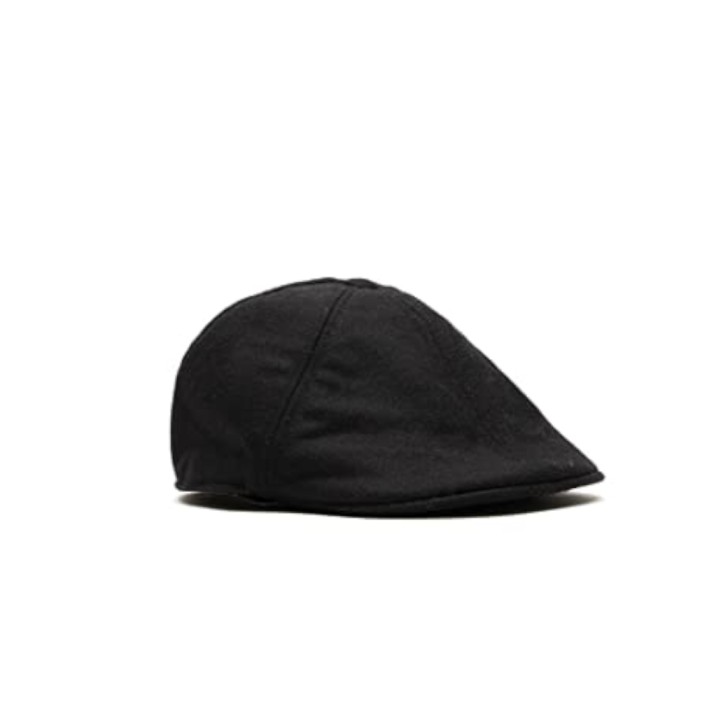 Emporio Armani Coppola nera in panno e maglia da uomo