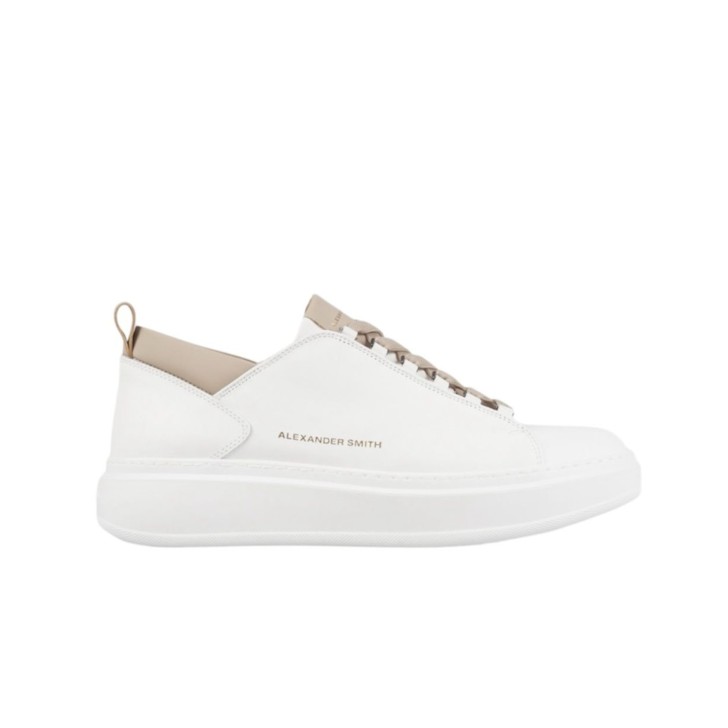ALEXANDER SMITH SNEAKER WEMBLEY MAN WHITE DARK IVORY