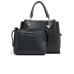 Emporio Armani Borsa a spalla Nera con Stampa Monogram Eagle All Over e tracolla regolabile, estraibile