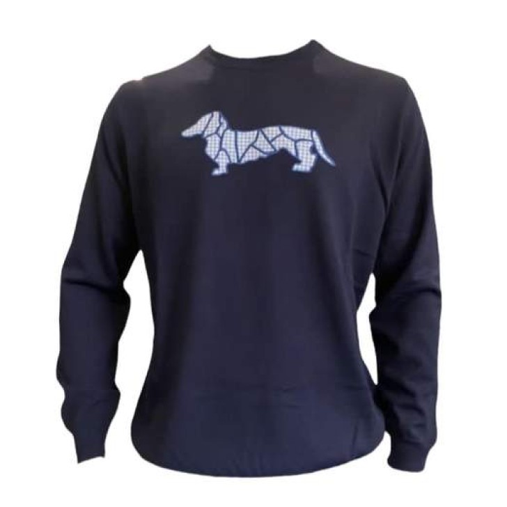 Harmont&Blaine  Maglioncino blu da uomo in lana