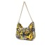 Versace Jeans Couture Borsa a Spalla da Donna Nera con stampa Baroque all over, maxi fibbia logata 