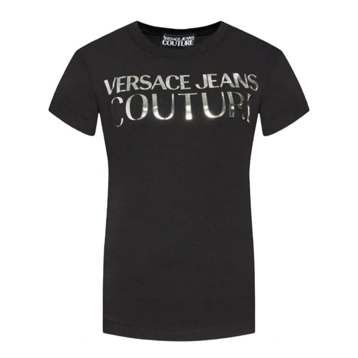 Versace Jeans Couture T-shirt Colore Nero da Donna