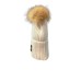 REFRIGIWEAR CAPPELLO BIANCO DA DONNA CON PON PON