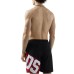GCDS ESSENTIALS BOXER DA MARE BLACK CON BANDA LOGO 