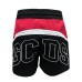 GCDS ESSENTIALS BOXER DA MARE BLACK CON LOGO GCDS LOUNGE NELLA PARTE POSTERIORE 