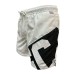 GCDS ESSENTIALS BOXER DA MARE WHITE CORTO CON BANDA LOGO 
