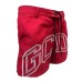 GCDS ESSENTIALS BOXER DA MARE ROSSO CON LOGO GCDS LOUNGE WHITE 