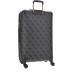 Guess trolley 76cm logo all over grigio