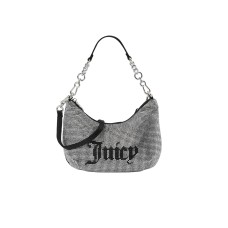 Juicy Couture borsa a spalla con strass logo nella parte anteriore