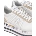 PREMIATA BETH_5603 SNEAKER IN LEATHER E SUEDE WHITE