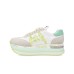 PREMIATA BETH_7374 SNEAKER IN SUEDE E NYLON WHITE