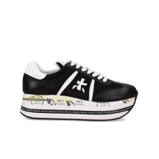PREMIATA BETH_7380 SNEAKER IN LEATHER BLACK