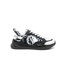 Versace Jeans Couture Sneakers fondo levion da Uomo Nera e Bianca 
