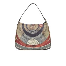 GATTINONI PLANETARIUM BORSA A SPALLA MEDIA DA DONNA CON LOGO LETTERING NELLA PARTE ANTERIORE 