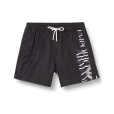 Emporio Armani Swimwear Costume boxer Nero logo bold Sustainability Project