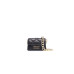 Versace Jeans Couture Mini Borsa Nera con tracolla in catena con logo lettering