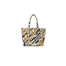Versace Jeans Couture Borsa Nera a spalla con stampa Logo Space Couture