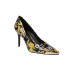Versace Jeans Couture Décoletté Nera da Donna con stampa Barocco all over