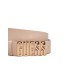 GUESS CINTURA CREAM CON FIBBIA LOGO LETTERING IN METALLO GOLD	
