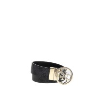 GUESS NOELLE CINTURA BLACK 4G LOGO ALL OVER REVERSIBILE BLACK 