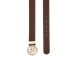 GUESS CINTURA BROWN 4G LOGO ALL OVER REVERSIBILE BROWN