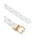 GUESS ERICA CINTURA BIANCA 4G LOGO ALL OVER REVERSIBILE 